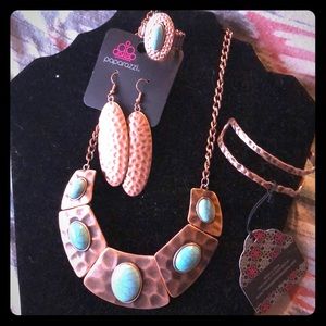 Brass four piece set